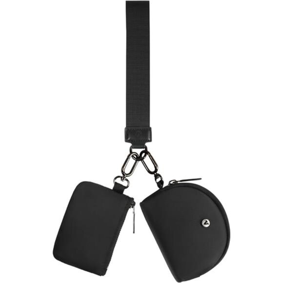 Women Keychain Wristlet Wallet Mini Zip Pouch Card Holder Coin Purse Travel - Picture 8 of 8